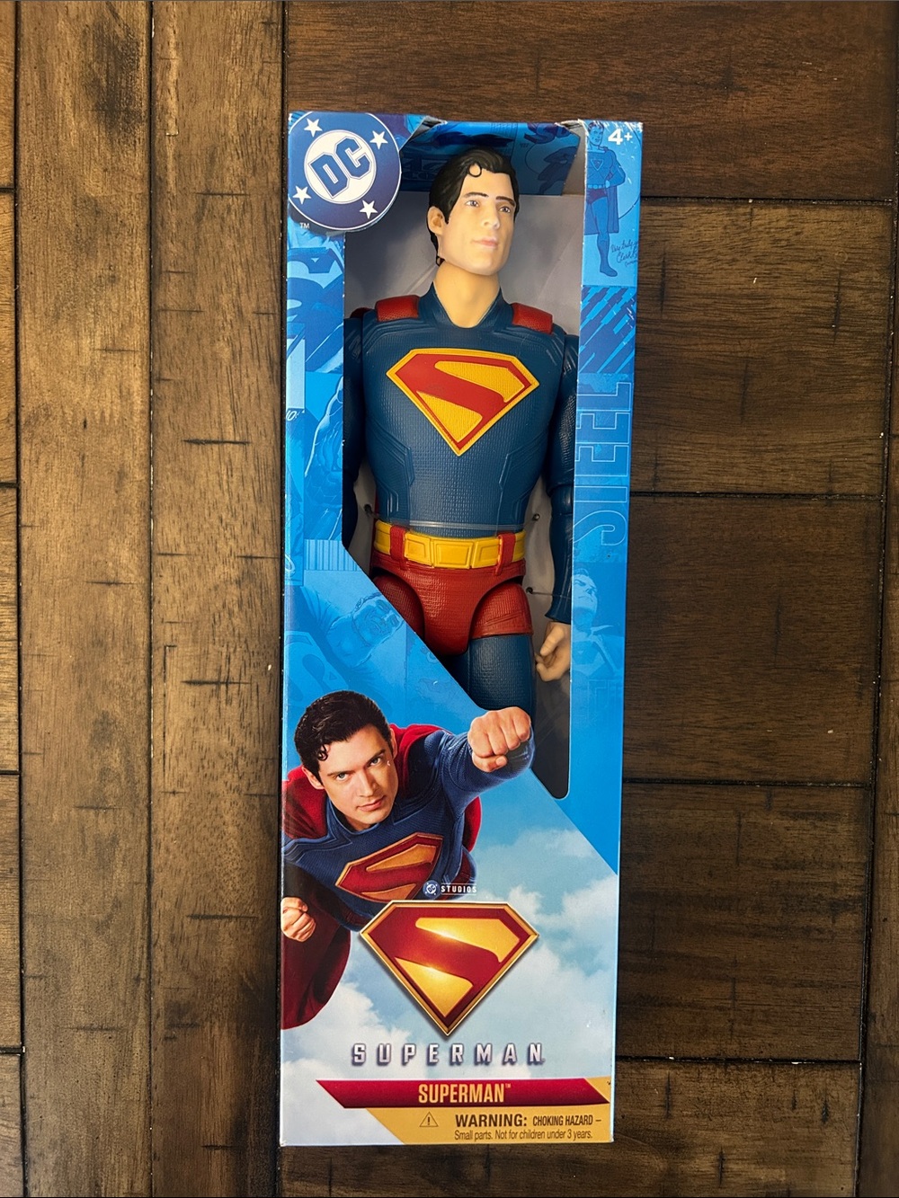 DC Superman Figure - Blue, Red & Yellow Ages 3 and up